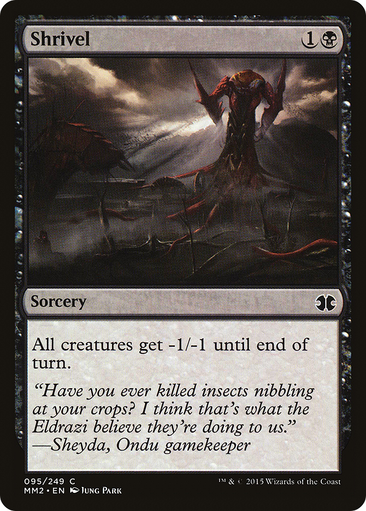 Shrivel (MM2-095) [Modern Masters 2015]