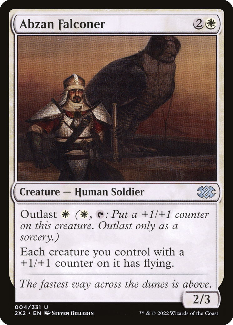 Abzan Falconer (2X2-004) [Double Masters 2022]