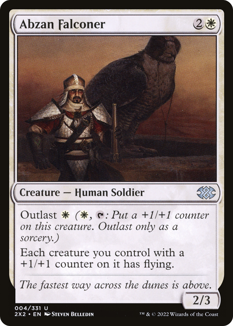 Abzan Falconer (2X2-004) [Double Masters 2022]