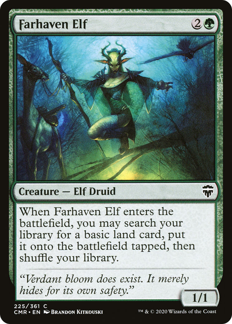 Farhaven Elf (CMR-225) [Commander Legends]