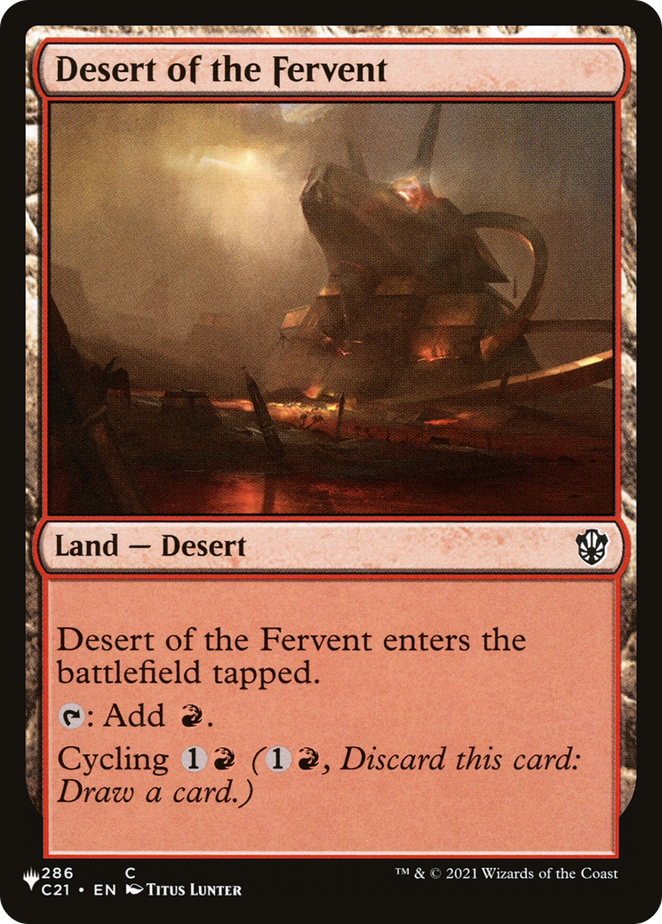 Desert of the Fervent (LIST-C21-286) [The List]