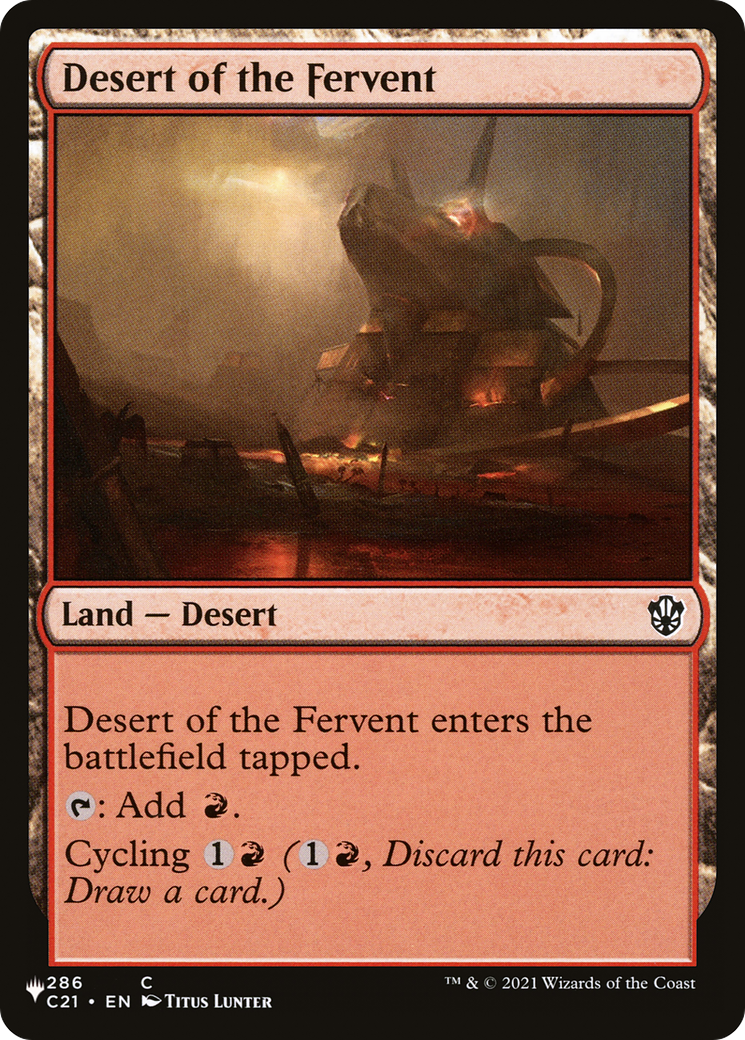 Desert of the Fervent (LIST-C21-286) [The List]