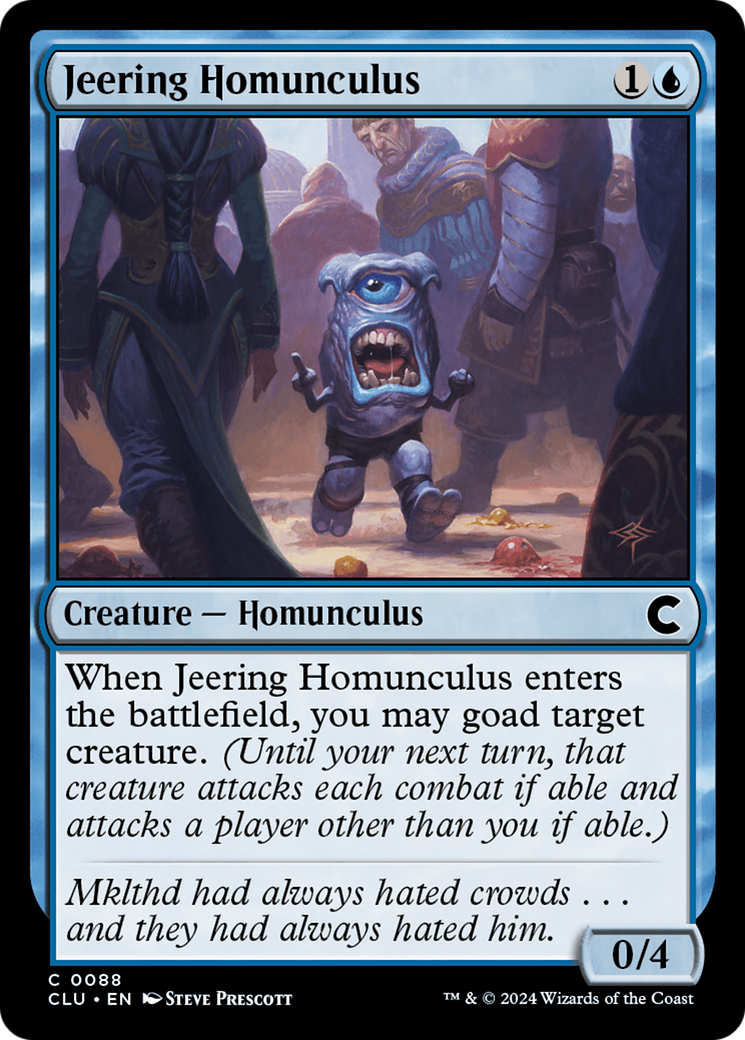 Jeering Homunculus (CLU-088) [Ravnica: Clue Edition]