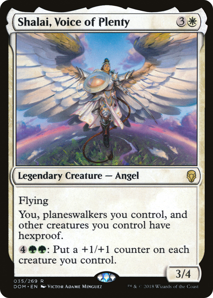 Shalai, Voice of Plenty (DOM-035) [Dominaria]