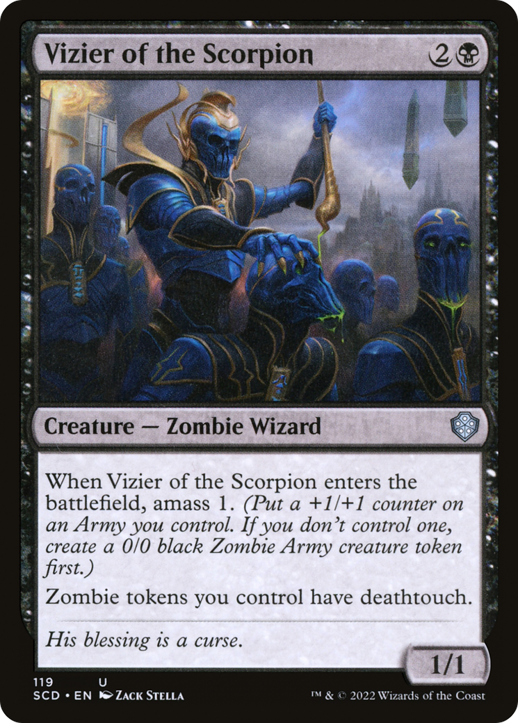 Vizier of the Scorpion (SCD-119) [Starter Commander Decks]