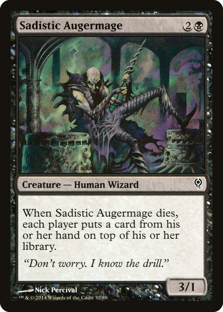 Sadistic Augermage (DDM-052) [Duel Decks: Jace vs. Vraska]