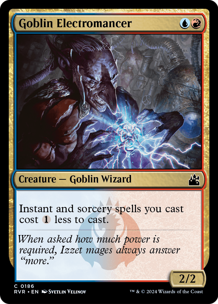 Goblin Electromancer (RVR-186) [Ravnica Remastered] Foil