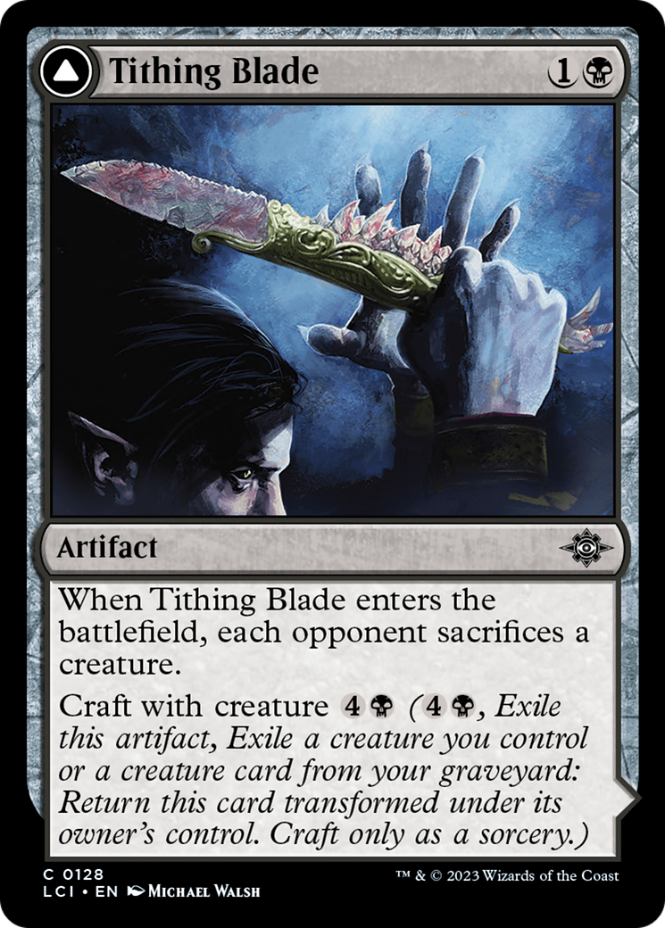 Tithing Blade // Consuming Sepulcher (LCI-128) [The Lost Caverns of Ixalan]