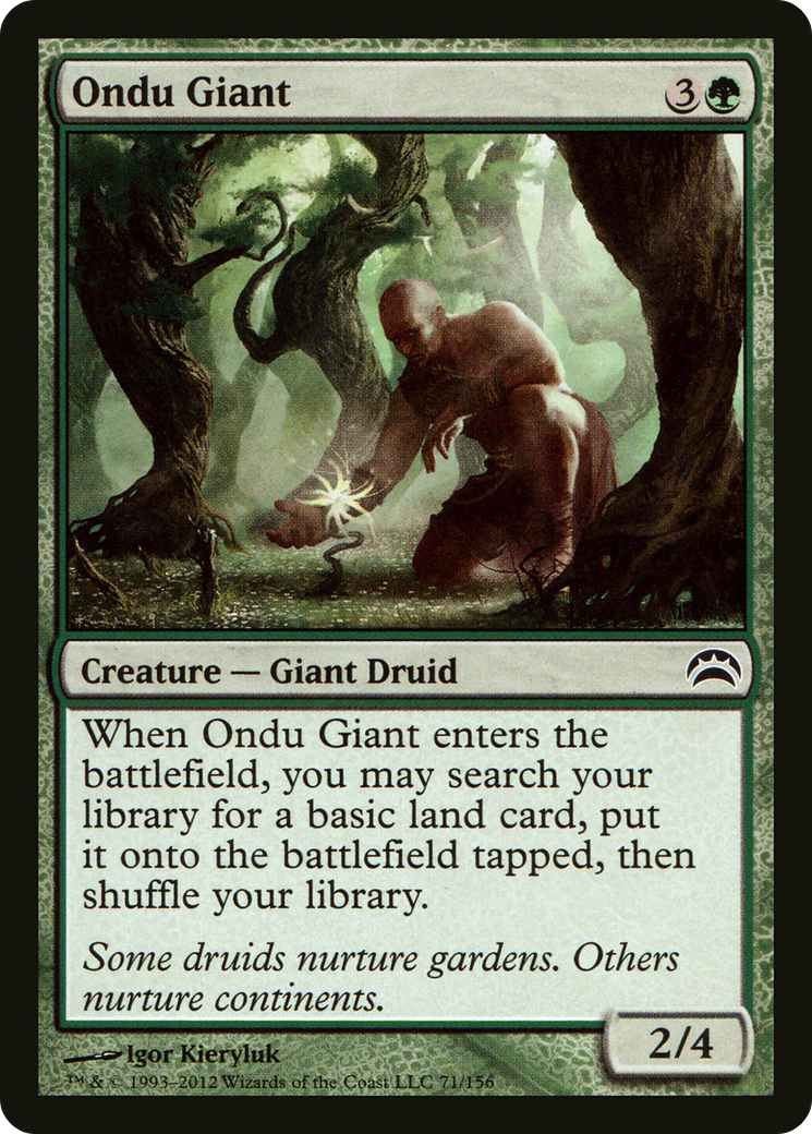 Ondu Giant (PC2-071) [Planechase 2012]
