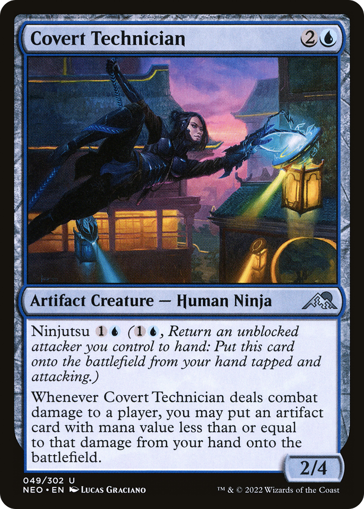 Covert Technician (NEO-049) [Kamigawa: Neon Dynasty]