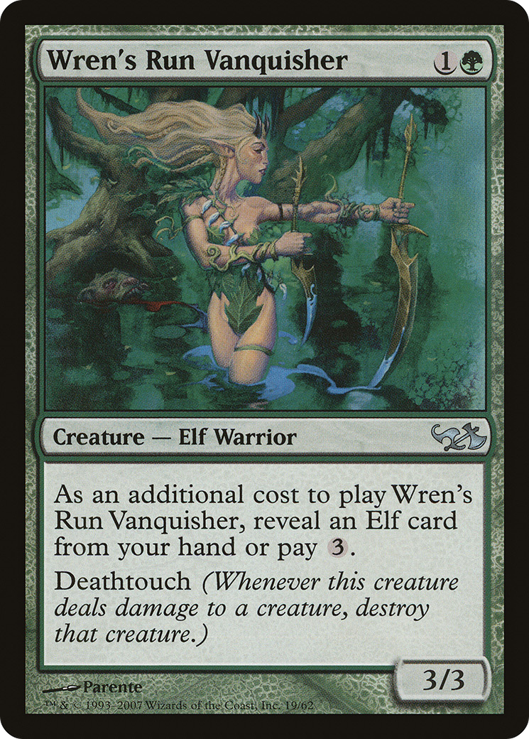 Wren's Run Vanquisher (EVG-019) [Duel Decks: Elves vs. Goblins] Foil