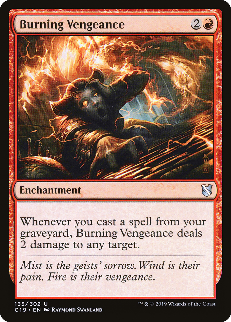 Burning Vengeance (C19-135) [Commander 2019]