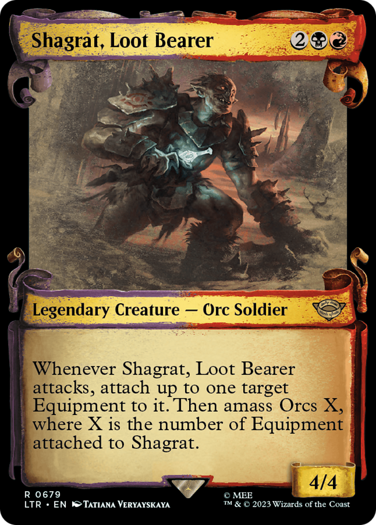 Shagrat, Loot Bearer (LTR-679) [The Lord of the Rings: Tales of Middle-earth]: (Showcase)
