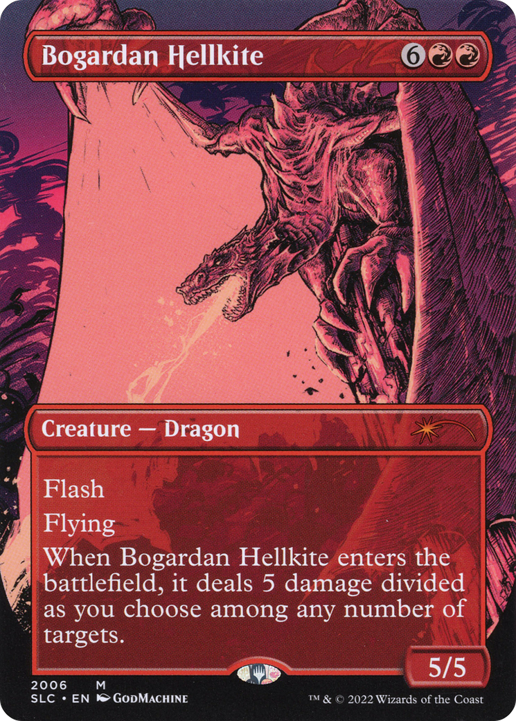 Bogardan Hellkite (SLC-2006) [Secret Lair 30th Anniversary Countdown Kit] (Borderless) Foil