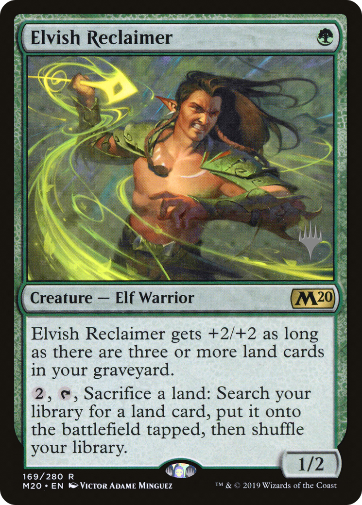 Elvish Reclaimer (PPM20-169P) [Promo Pack: Core Set 2020 Promos]