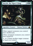 Saryth, the Viper's Fang (PRE-197S) [Innistrad: Midnight Hunt Promos] Foil
