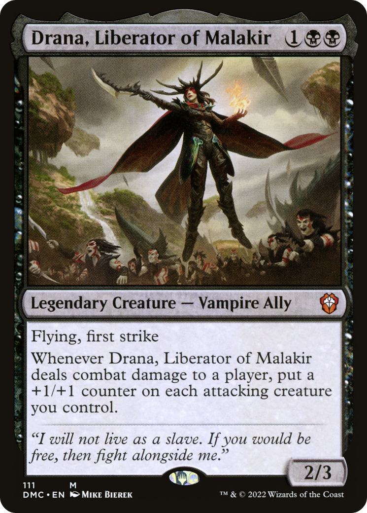 Drana, Liberator of Malakir (DMC-111) [Dominaria United Commander]