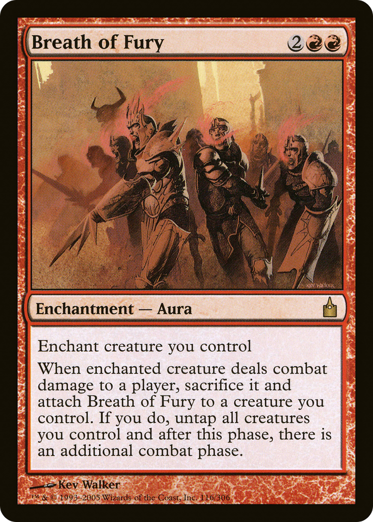 Breath of Fury (RAV-116) [Ravnica: City of Guilds] Foil