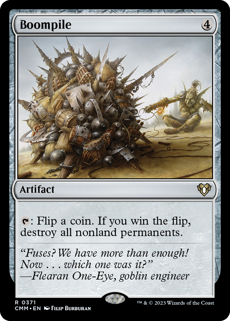 Boompile (CMM-371) [Commander Masters] Foil