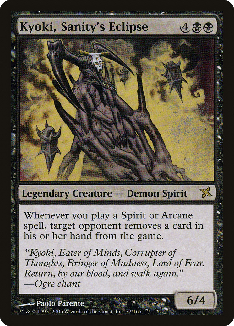 Kyoki, Sanity's Eclipse (BOK-072) [Betrayers of Kamigawa]