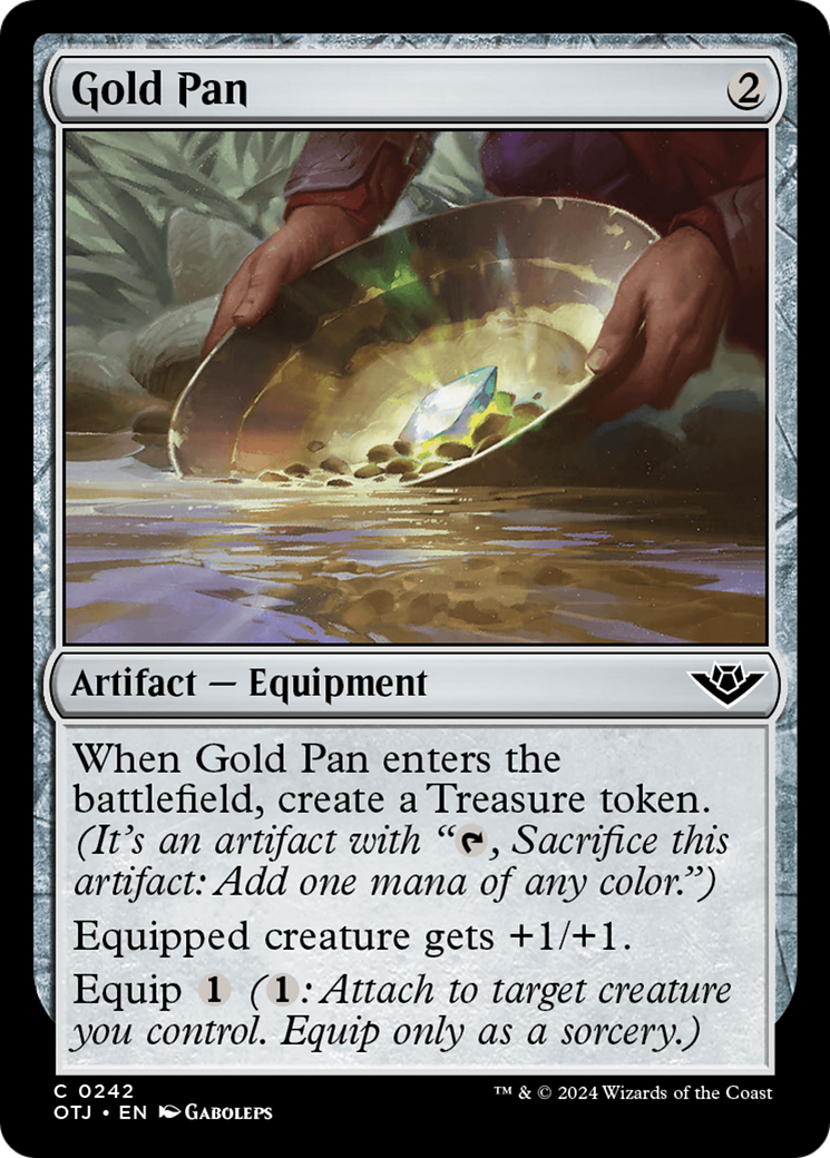 Gold Pan (OTJ-242) [Outlaws of Thunder Junction] Foil