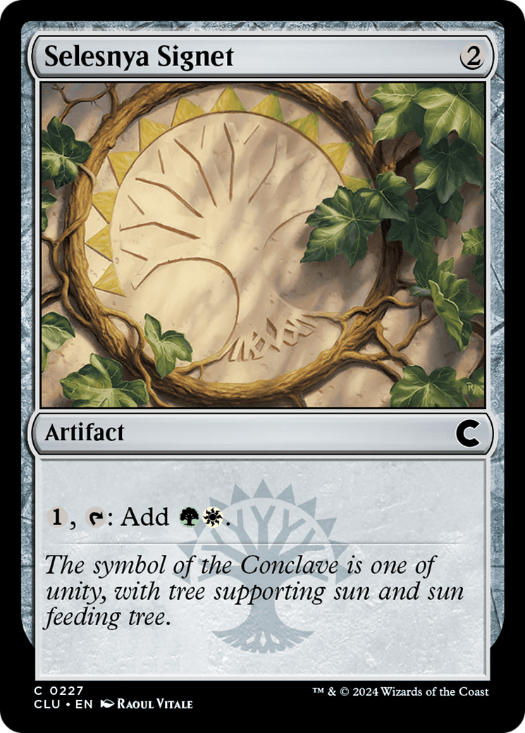 Selesnya Signet (CLU-227) [Ravnica: Clue Edition]