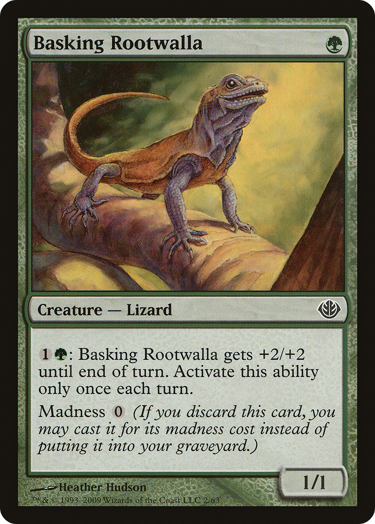 Basking Rootwalla (DDD-002) [Duel Decks: Garruk vs. Liliana]