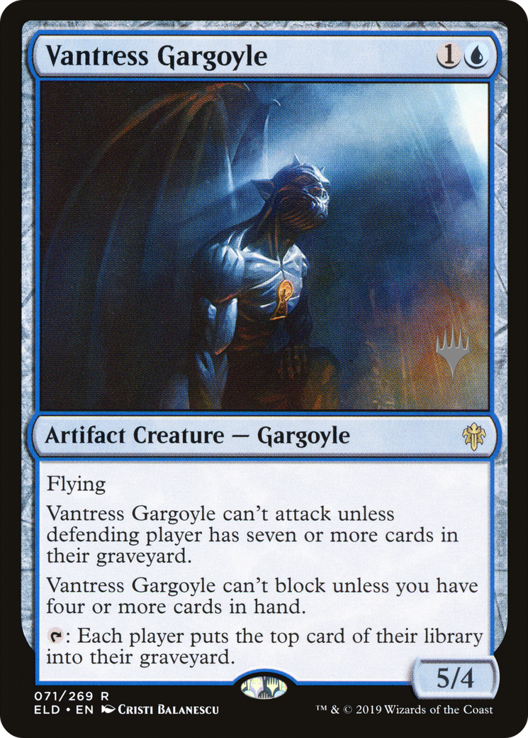 Vantress Gargoyle (PPELD-71P) [Promo Pack: Throne of Eldraine Promos]