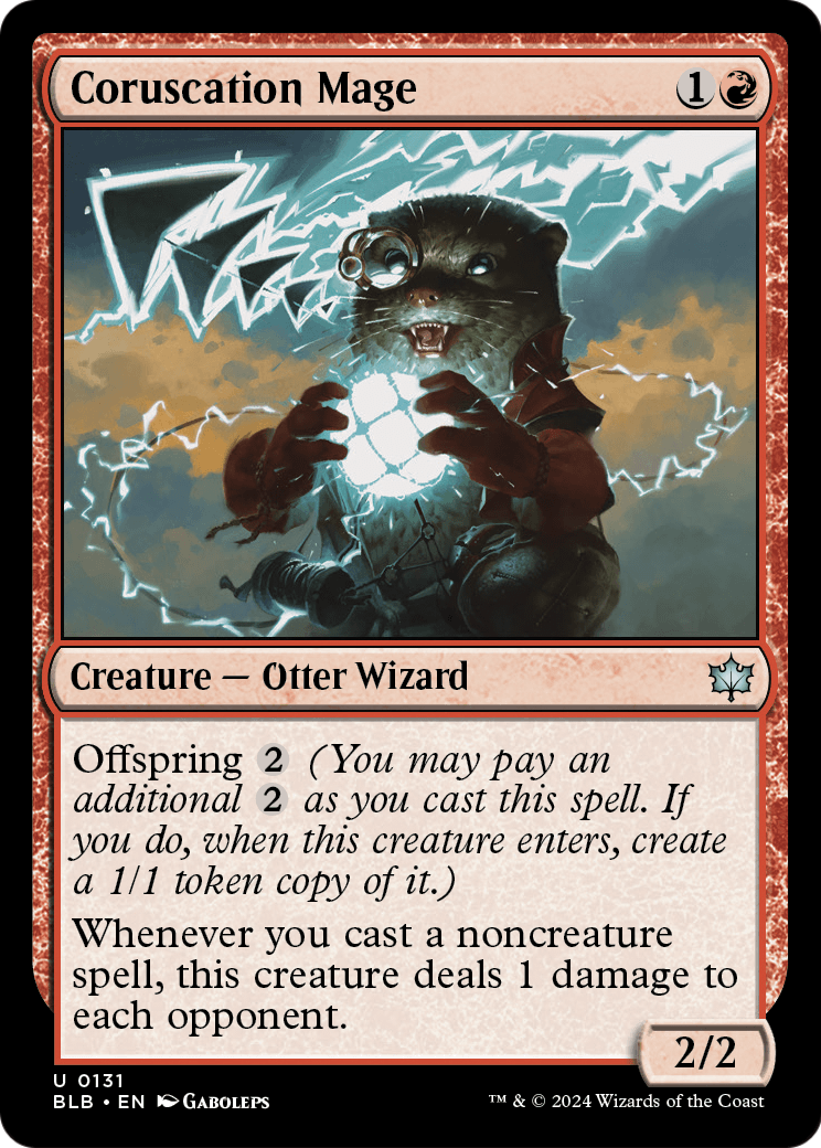 Coruscation Mage (BLB-131) [Bloomburrow]