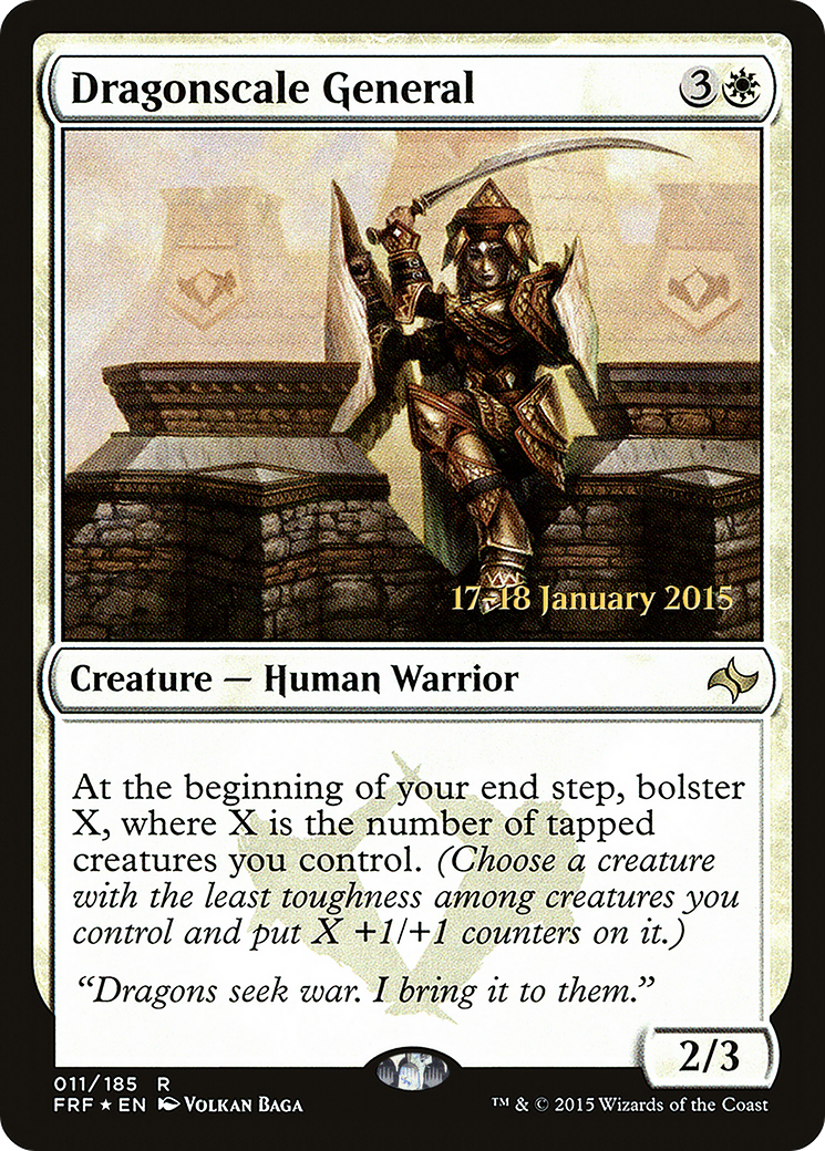 Dragonscale General (PRE-11S) [Fate Reforged Promos] Foil