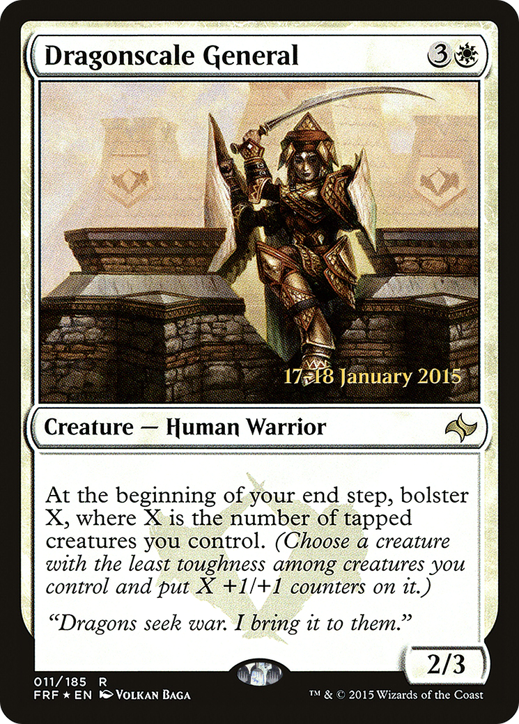 Dragonscale General (PRE-11S) [Fate Reforged Promos] Foil