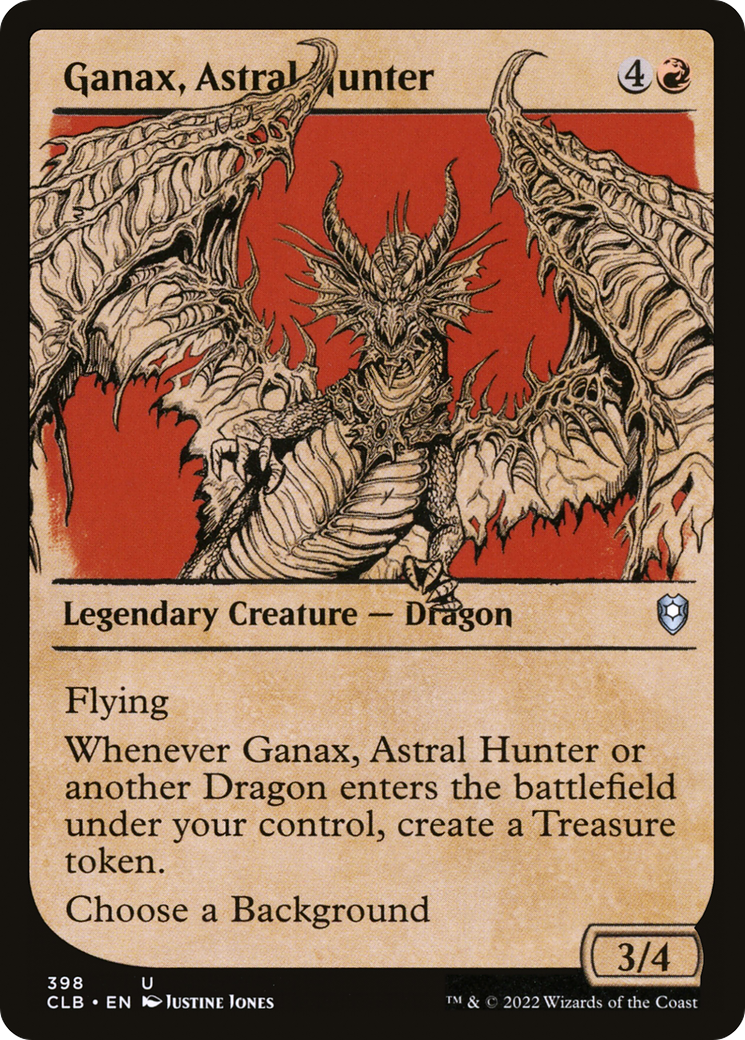 Ganax, Astral Hunter (Showcase) (CLB-398) [Commander Legends: Battle for Baldur's Gate]