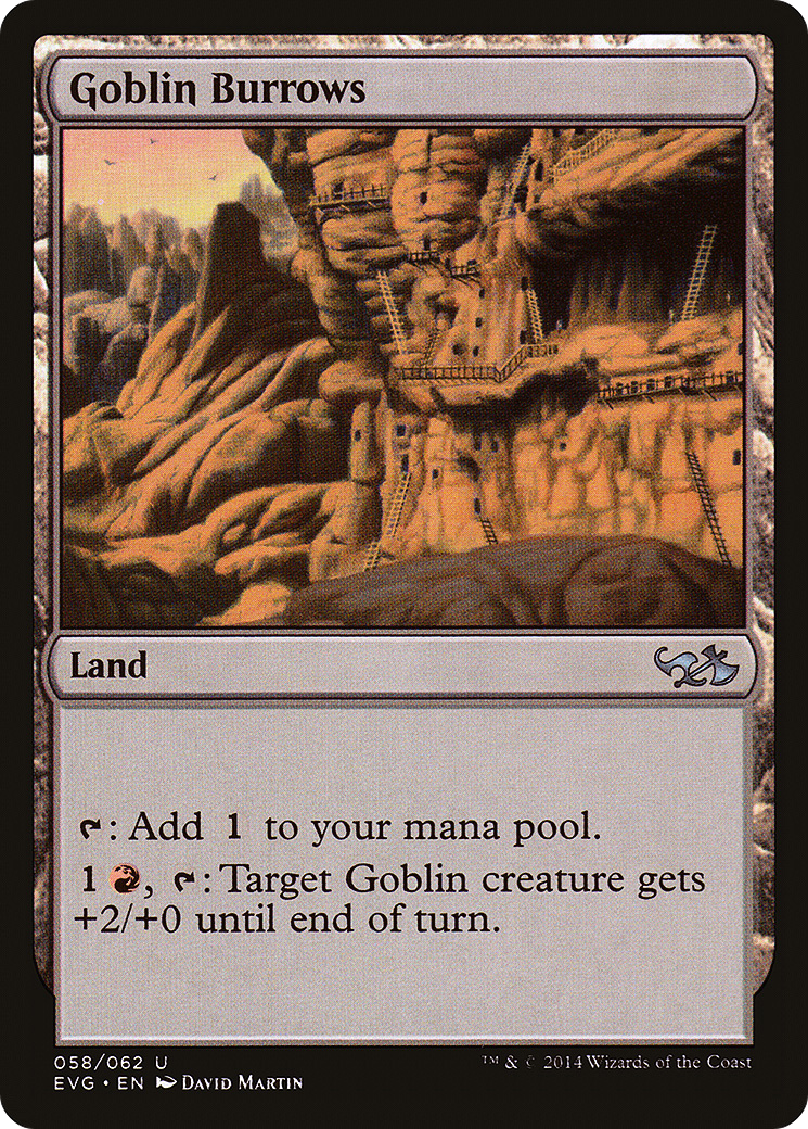 Goblin Burrows (DD3-058) [Duel Decks Anthology: Elves vs. Goblins]