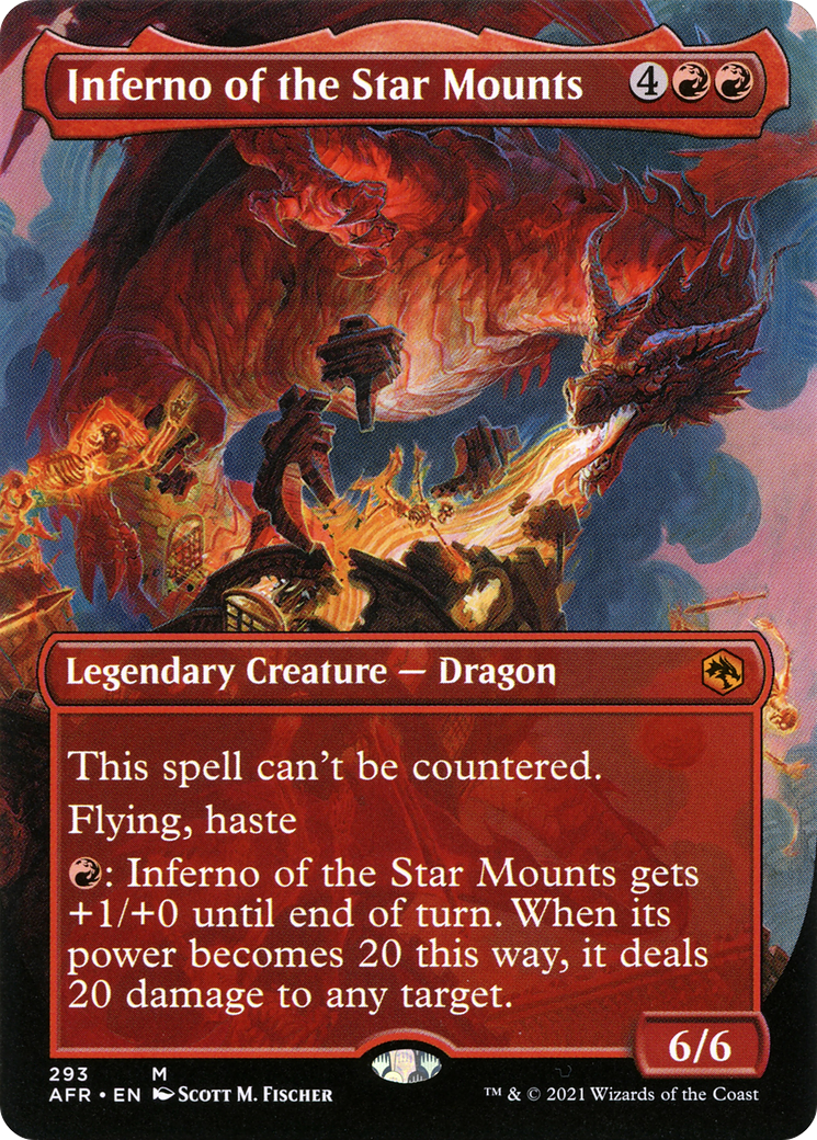 Inferno of the Star Mounts (AFR-293) (Borderless) [Adventures in the Forgotten Realms]