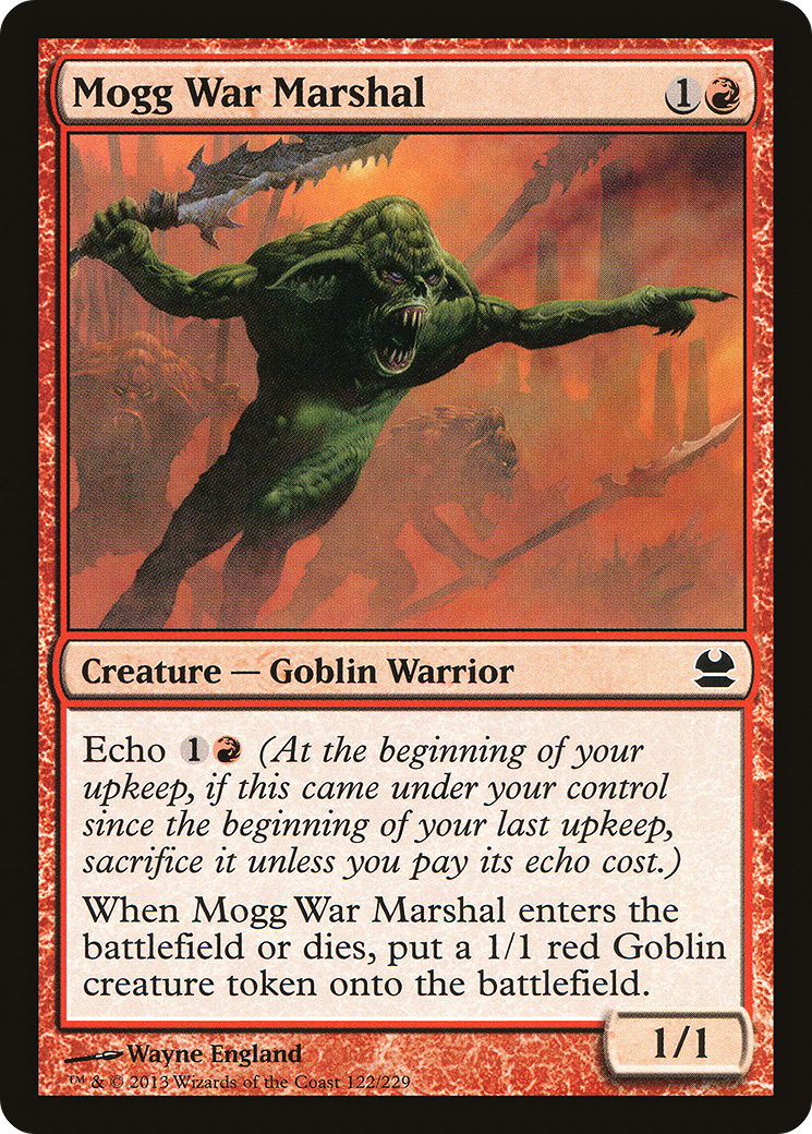 Mogg War Marshal (MMA-122) [Modern Masters]
