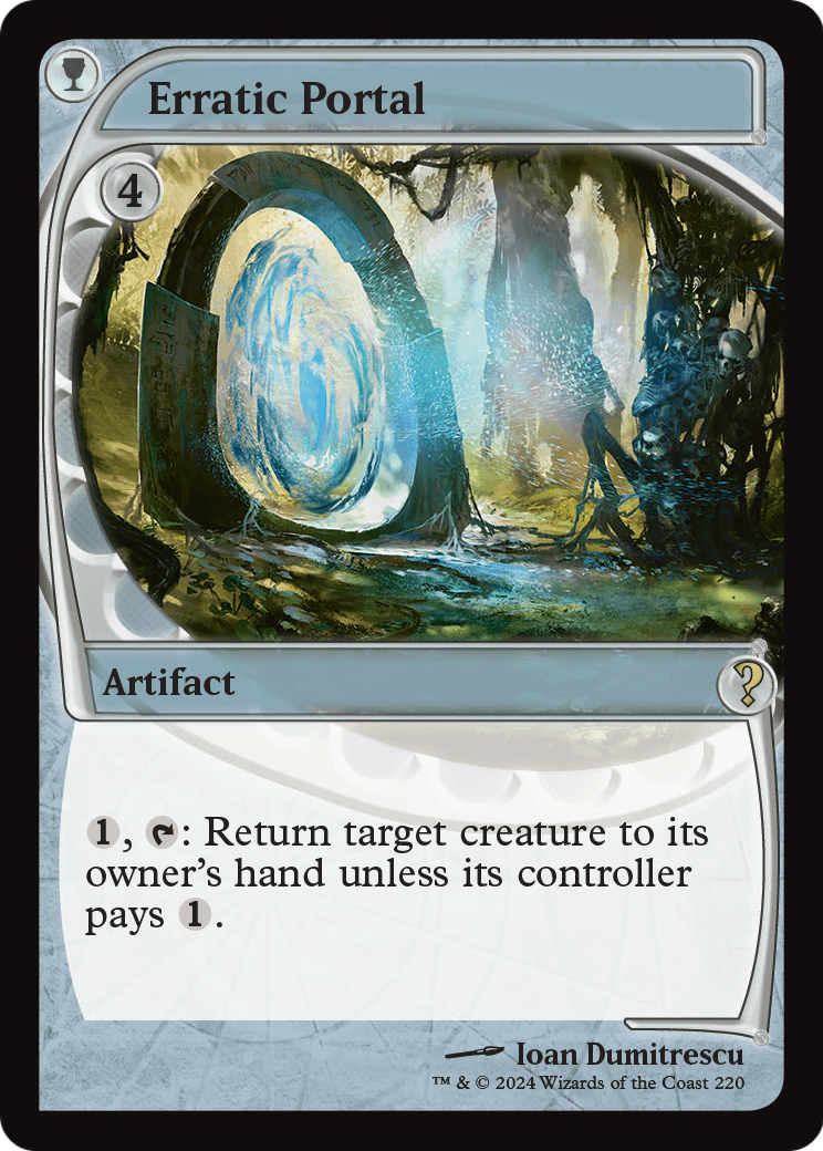 Erratic Portal (Future Sight) (MB2-220) [Mystery Booster 2] Foil