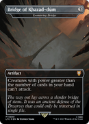 Bridge of Khazad-dum - Ensnaring Bridge (Surge Foil) (LTC-380) [Tales of Middle-earth Commander] / Bridge of Khazad-dûm (Borderless) Foil