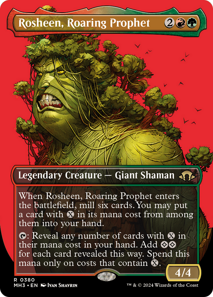 Rosheen, Roaring Prophet (MH3-380) [Modern Horizons 3] (Borderless)