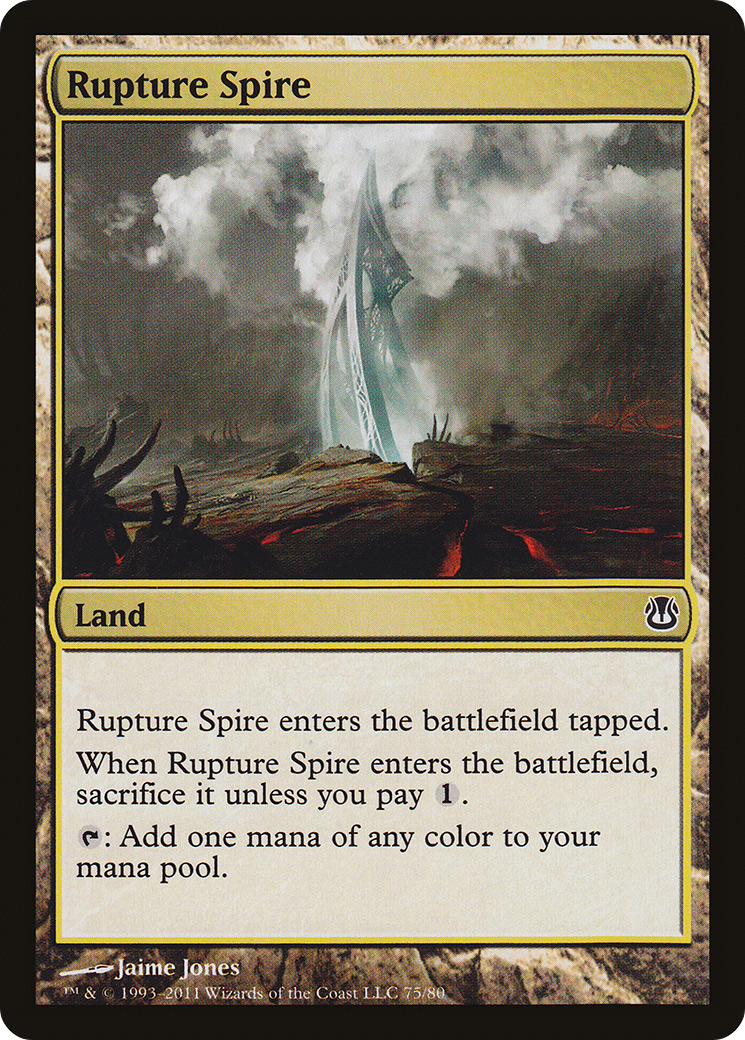 Rupture Spire (DDH-075) [Duel Decks: Ajani vs. Nicol Bolas]