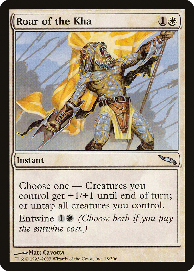 Roar of the Kha (MRD-018) [Mirrodin]
