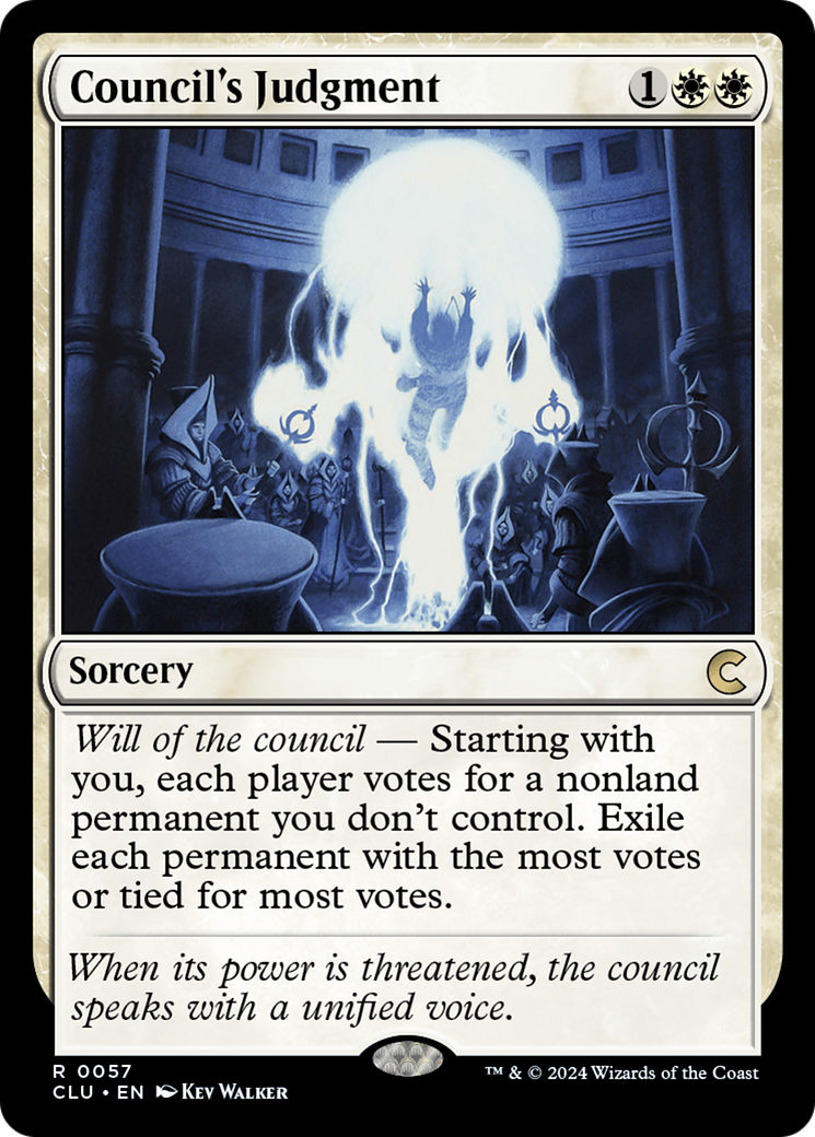 Council's Judgment (CLU-057) [Ravnica: Clue Edition]