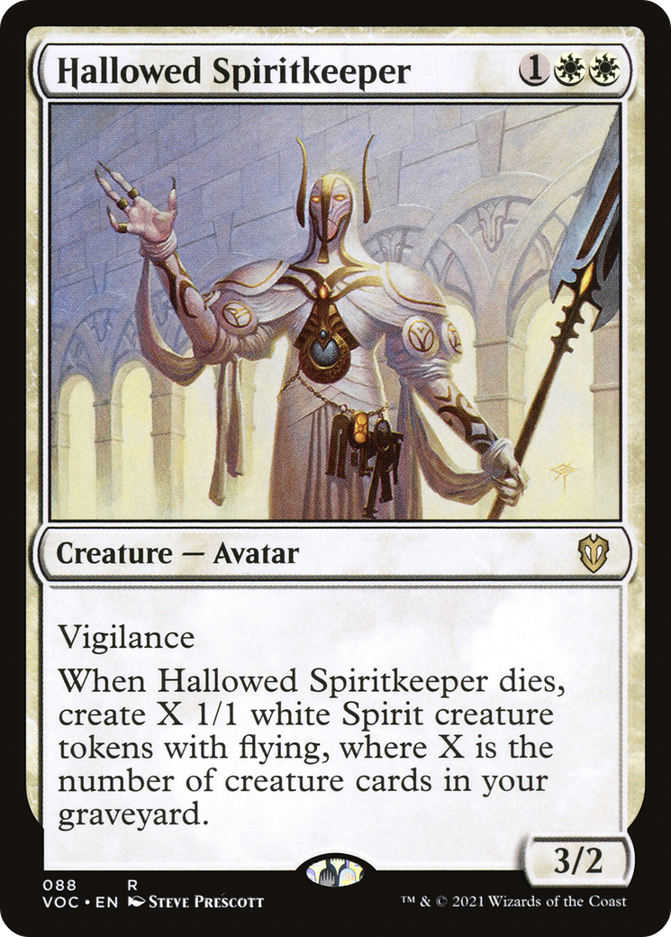 Hallowed Spiritkeeper (VOC-088) [Crimson Vow Commander]