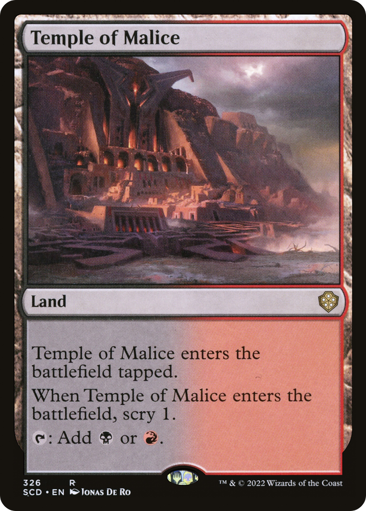 Temple of Malice (SCD-326) [Starter Commander Decks]