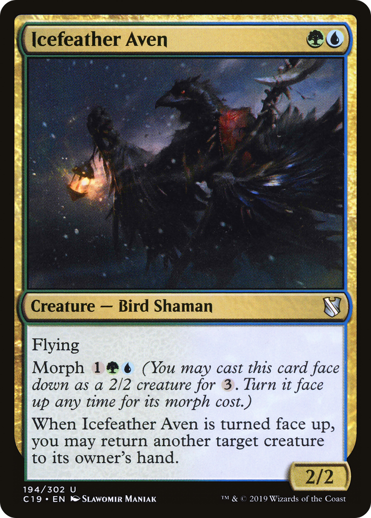 Icefeather Aven (C19-194) [Commander 2019]