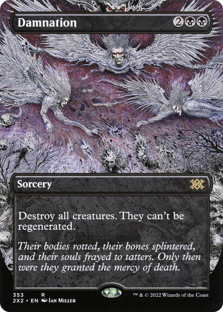 Damnation (Borderless) (2X2-353) [Double Masters 2022]