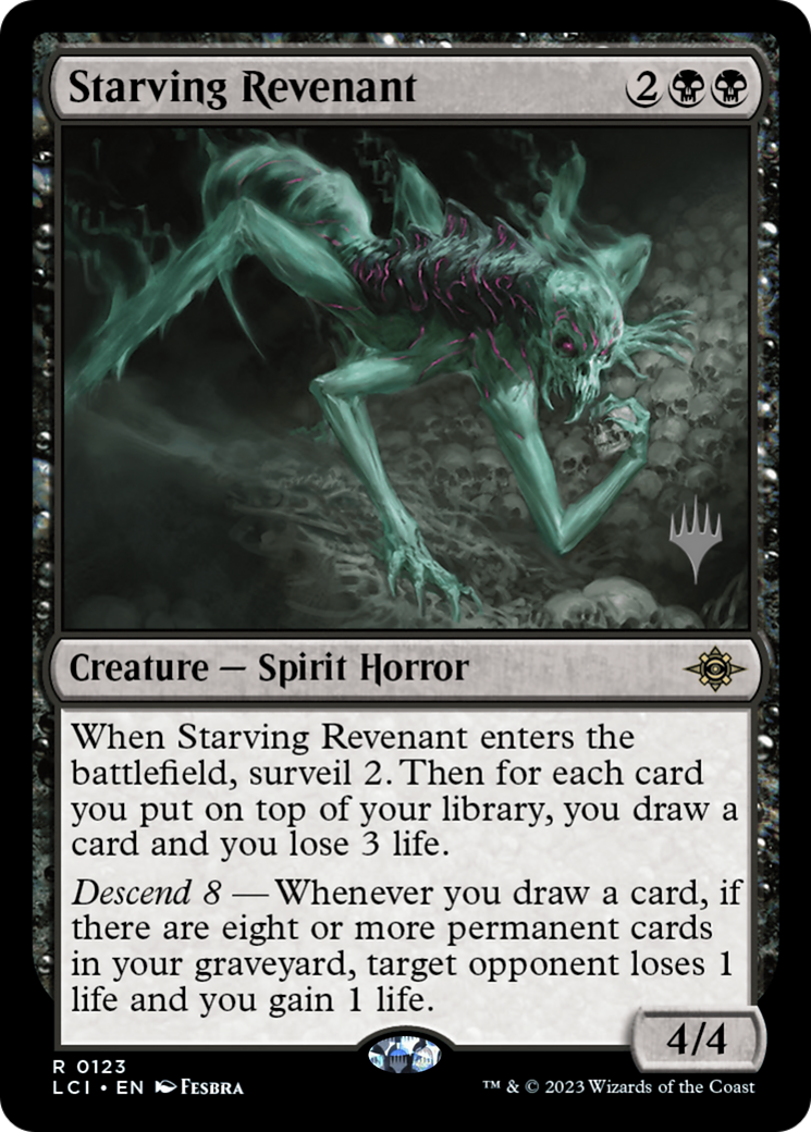 Starving Revenant (Promo Pack) [The Lost Caverns of Ixalan Promos] Foil