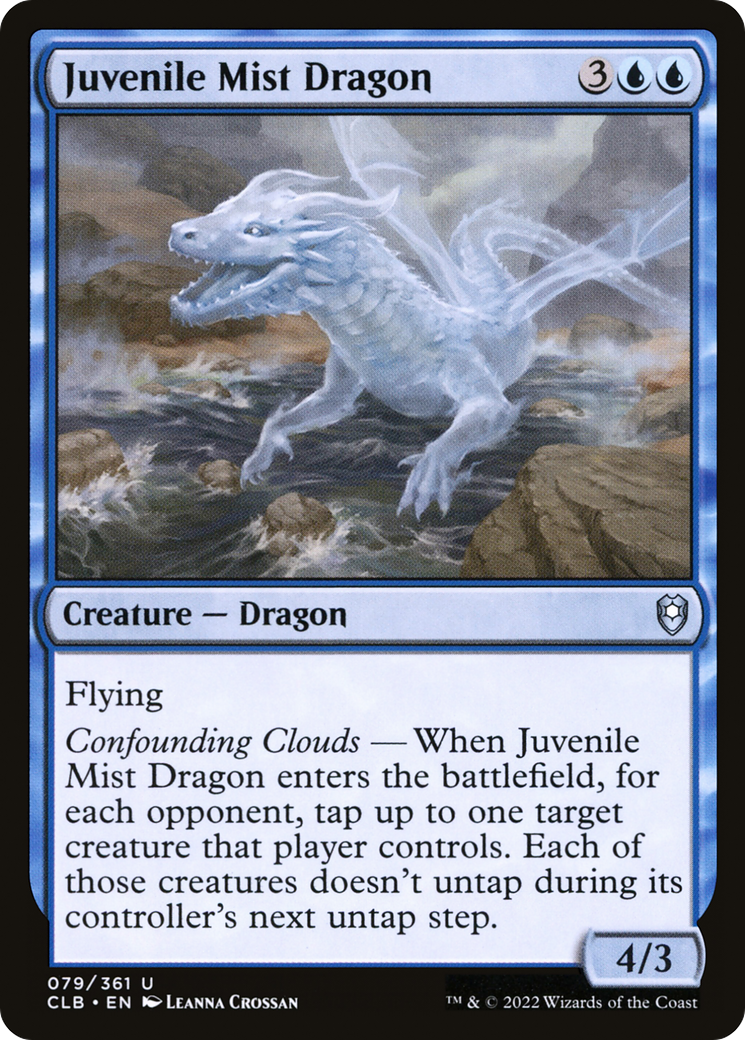 Juvenile Mist Dragon (CLB-079) [Commander Legends: Battle for Baldur's Gate]