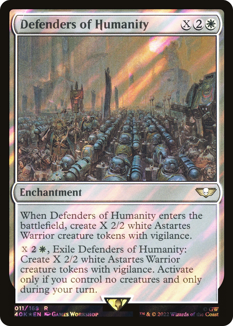 Defenders of Humanity (40K-11★) [Warhammer 40,000 Commander] Foil