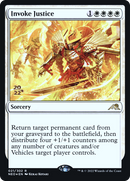 Invoke Justice (PRE-021) [Kamigawa: Neon Dynasty Promos] Foil