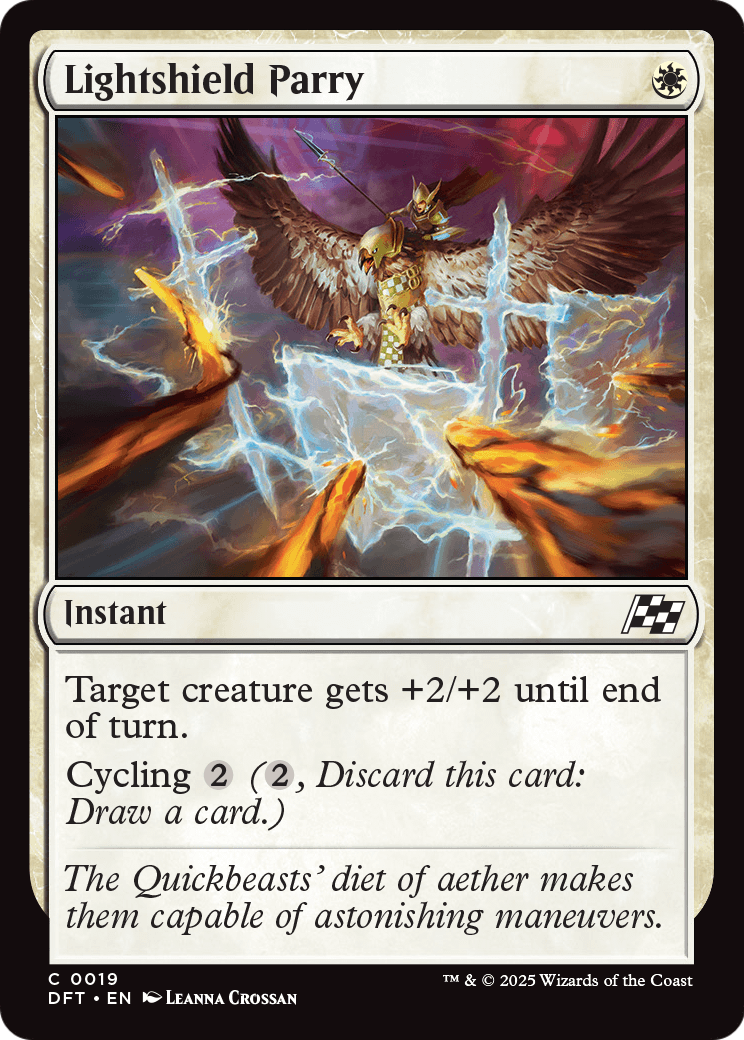 Lightshield Parry (DFT-019) [Aetherdrift] Foil